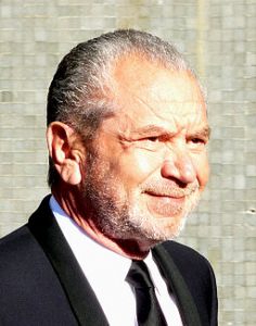 Image of Alan Sugar who leads BBC One show The Apprentice